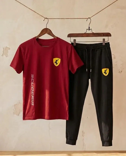 2 Pcs Men's Dri Fit Printed Track Suit