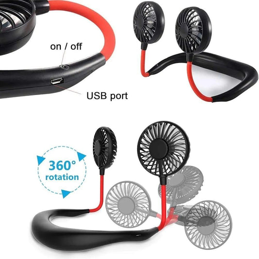 Rechargeable Neck Fan for Hot Weather Pakistan