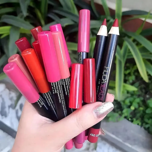 Huda Beauty - Nude Jumbo Matte Lip and Eye Liners Set of 12