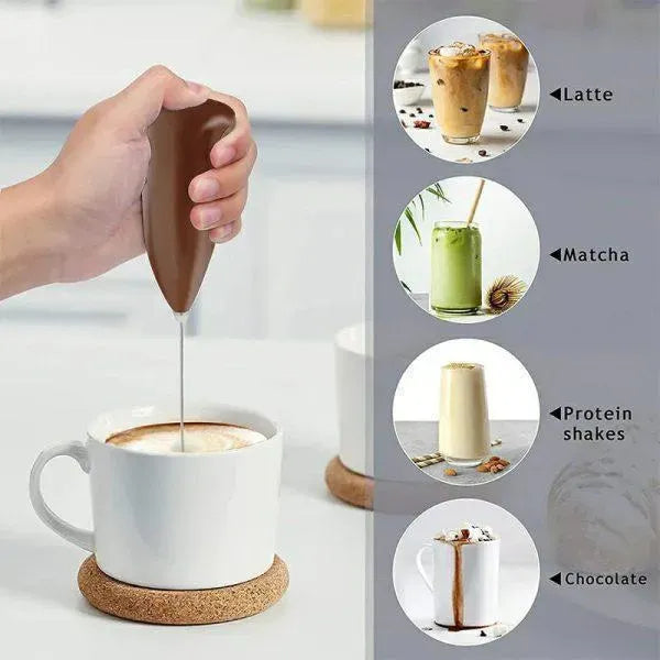 Transform Your Coffee in 30 Seconds – Electric Milk Foam Beater