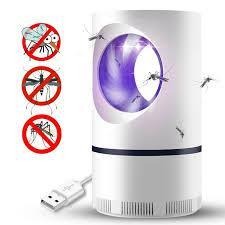 USB Mosquito Killer Lamp – 360° Purple Glow Trap with Strong Suction & Silent Operation