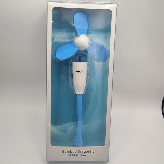 Smart Cooling Blue Neck Fan – USB Rechargeable, Comfortable & Office Friendly